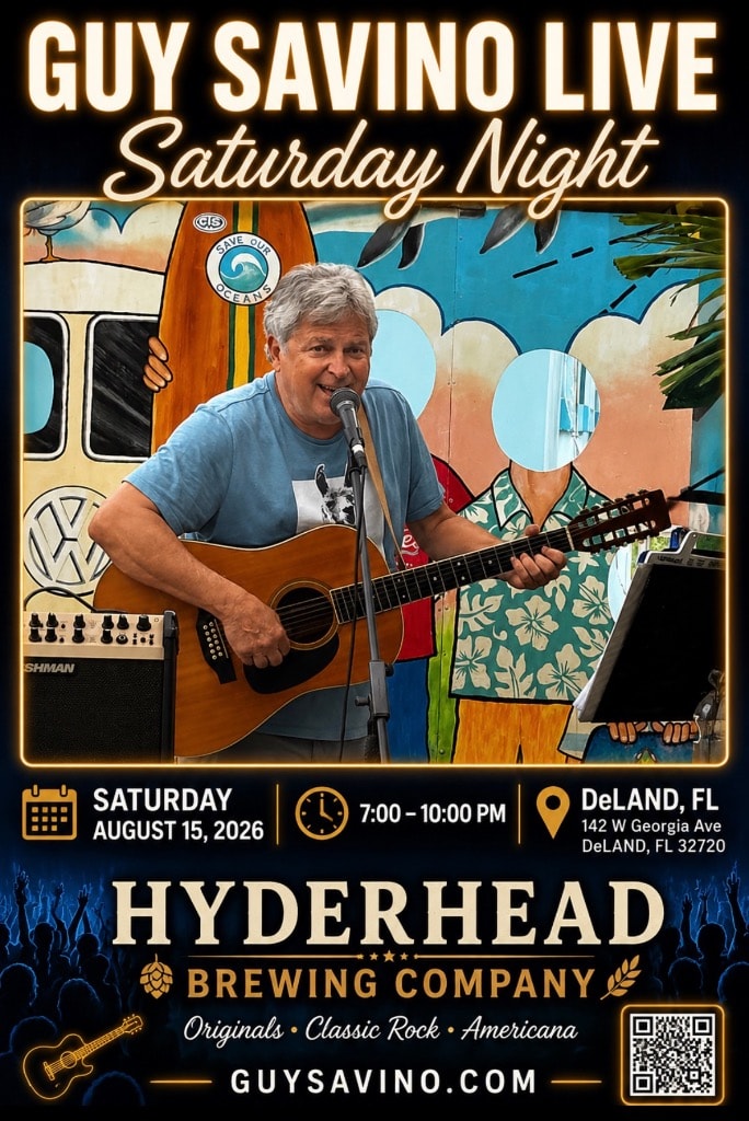 August 15, 2026 – Hyderhead Brewing Company, DeLand FL